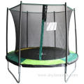 Outdoor Trampoline 8ft for Kids Doubel Green